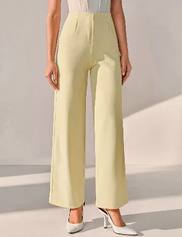 Pantaloni SHEIN, galben