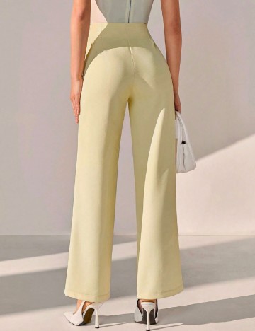 Pantaloni SHEIN, galben