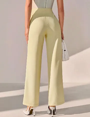 Pantaloni SHEIN, galben