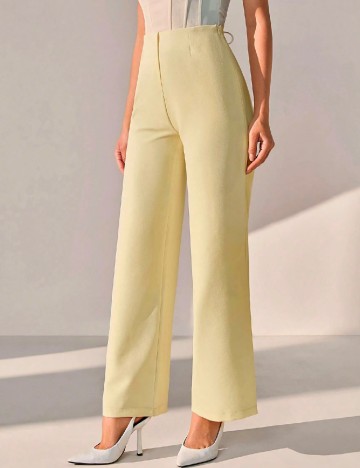 Pantaloni SHEIN, galben