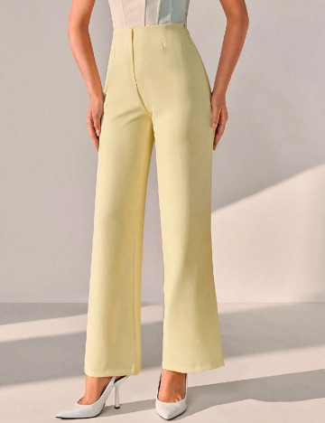 Pantaloni SHEIN, galben
