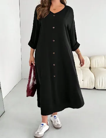 Rochie lunga SHEIN CURVE, negru