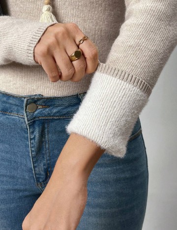 Bluza Emery Rose, crem