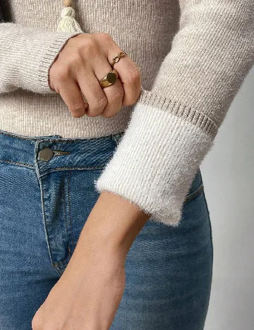 Bluza Emery Rose, crem