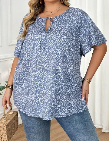 Bluza SHEIN CURVE, albastru