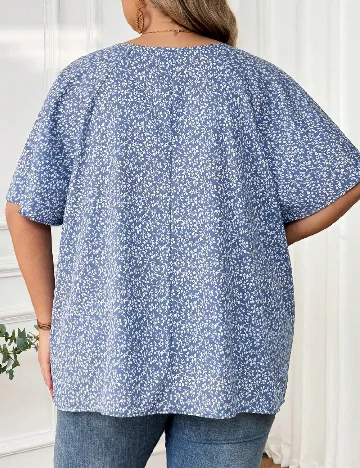 Bluza SHEIN CURVE, albastru