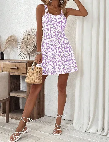 Rochie scurta SHEIN, floral print