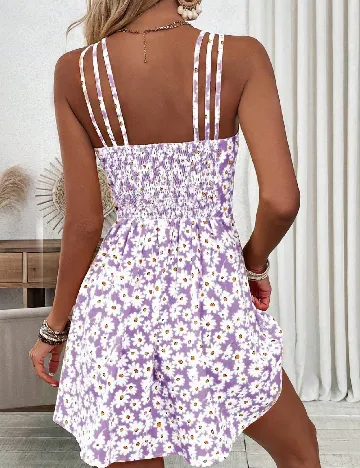 Rochie scurta SHEIN, floral print