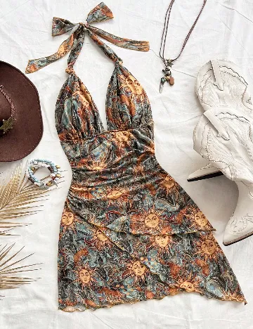 Rochie scurta SHEIN, mix culori