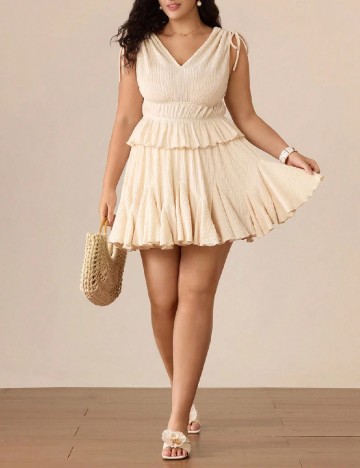 Bluza SHEIN CURVE, crem