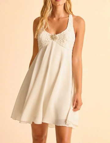 Rochie scurta SHEIN, alb