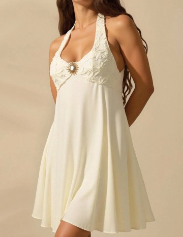 Rochie scurta SHEIN, alb