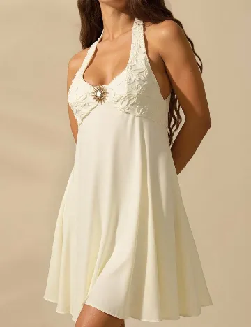 Rochie scurta SHEIN, alb