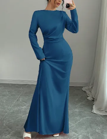 Rochie lunga SHEIN, albastru