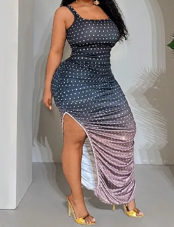 Rochie lunga SHEIN CURVE, mix culori