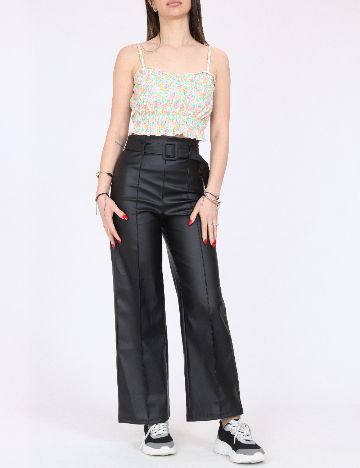 Top Bershka, floral print