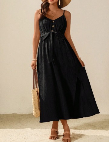 Rochie medie SHEIN Maternity, negru