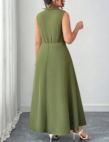 Rochie lunga SHEIN CURVE, verde