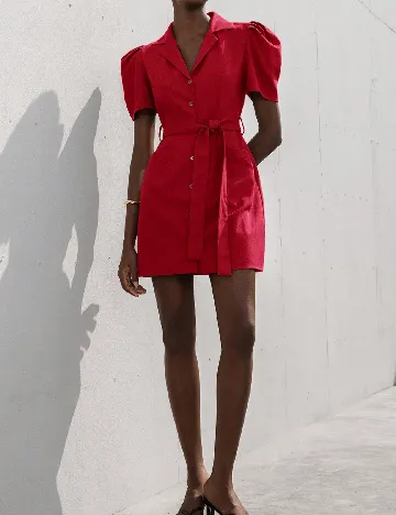 Rochie scurta Aveloria, rosu