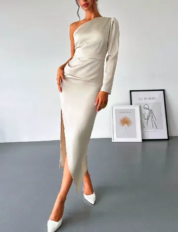 Rochie medie SHEIN, bej