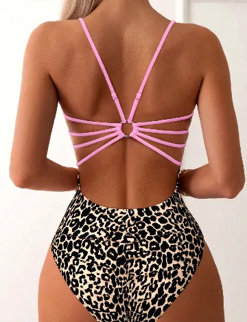 Costum de baie SHEIN, animal print