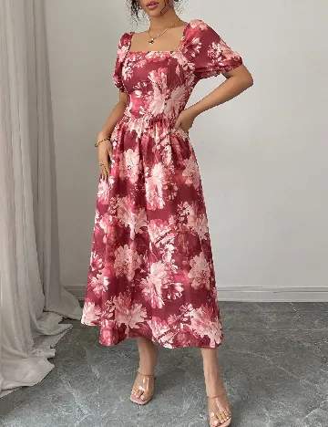 Rochie medie SHEIN, floral print