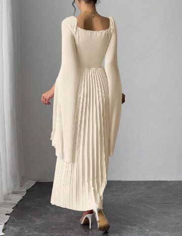 Rochie lunga SHEIN, crem