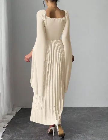 Rochie lunga SHEIN, crem