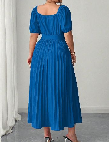 Rochie medie SHEIN CURVE, albastru