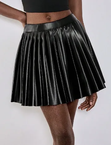 Fusta pantalon SHEIN, negru