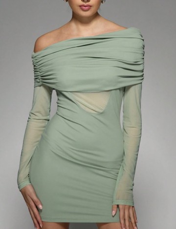 Rochie scurta Missguided, verde