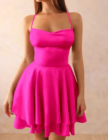 Rochie scurta SHEIN, roz