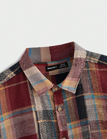 Camasa SHEIN Plus Size Men, mix culori