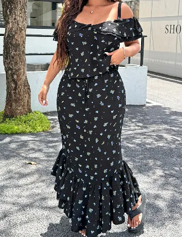 Compleu SHEIN CURVE, negru