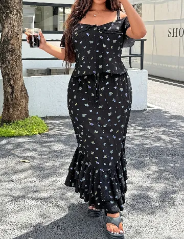 Compleu SHEIN CURVE, negru