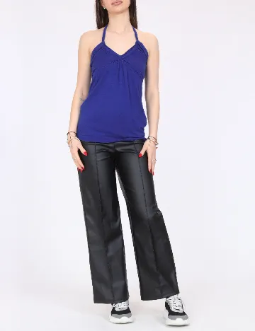 Top Bershka, albastru