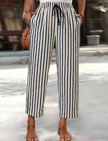 Pantaloni Emery Rose, alb