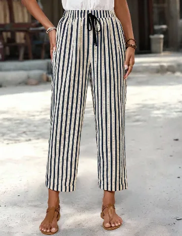Pantaloni Emery Rose, alb