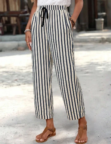Pantaloni Emery Rose, alb
