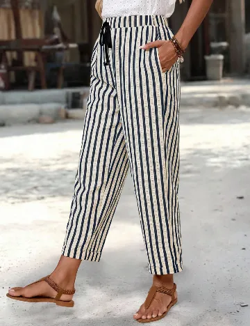 Pantaloni Emery Rose, alb
