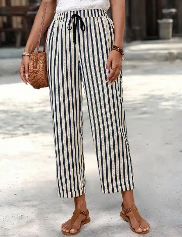 Pantaloni Emery Rose, alb