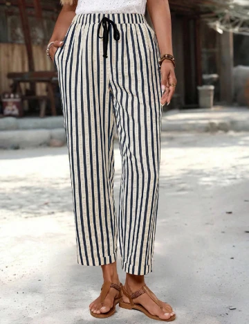 Pantaloni Emery Rose, alb