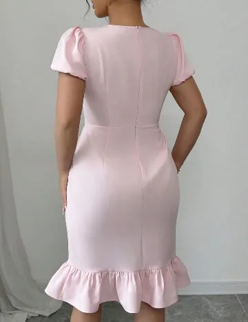 Rochie medie SHEIN CURVE, roz