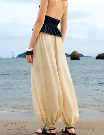 Pantaloni SHEIN, crem