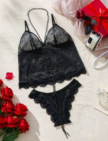 Set lenjerie SHEIN, negru