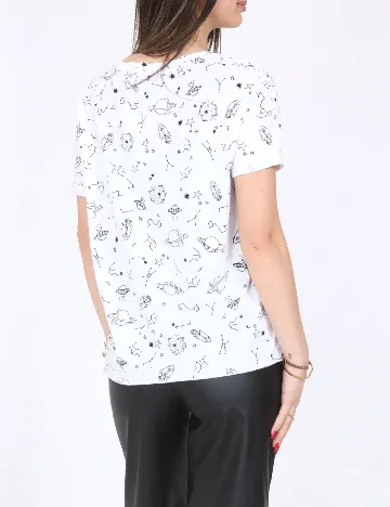 Tricou Pull&Bear, alb