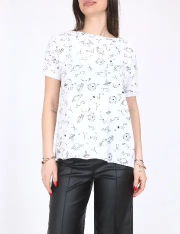 Tricou Pull&Bear, alb