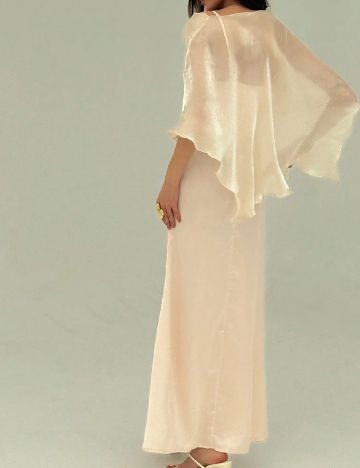 Set rochie si bluza SHEIN, crem