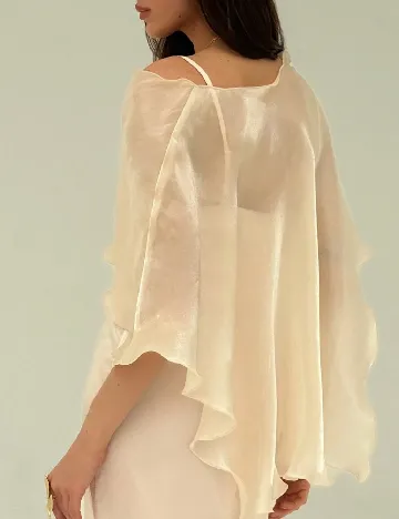 Set rochie si bluza SHEIN, crem