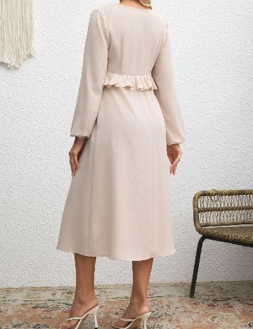 Rochie medie SHEIN Maternity, bej